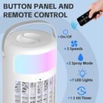 Portable Air Conditioner, 2026 Upgraded 4-IN-1 Portable Ice Fan with 3 Cooling Speeds & 1500ml Water Tank, 2 Cool Mist Ultra-Quiet Desktop AC Fan with Remote & 2-8H Timer for Bedroom, Office, Home - Image 2